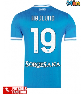 SSC Napoli Rasmus Hojlund #19 Hemmatröja 2025-26 Kortärmad